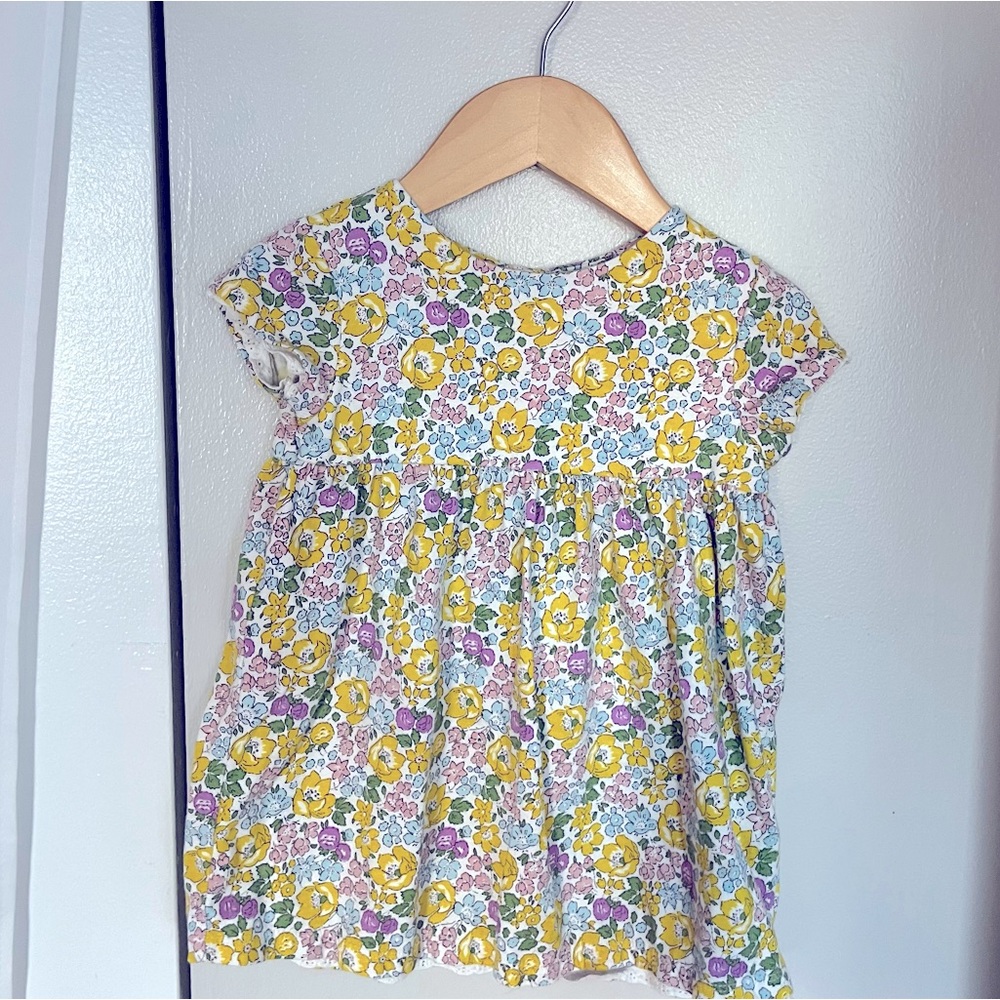 Baby Boden floral dress with bloomers
